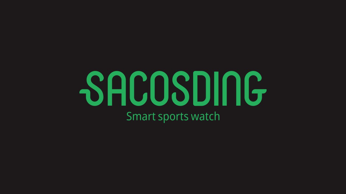 sacosding智能運動手表品牌logo設計，手表包裝設計